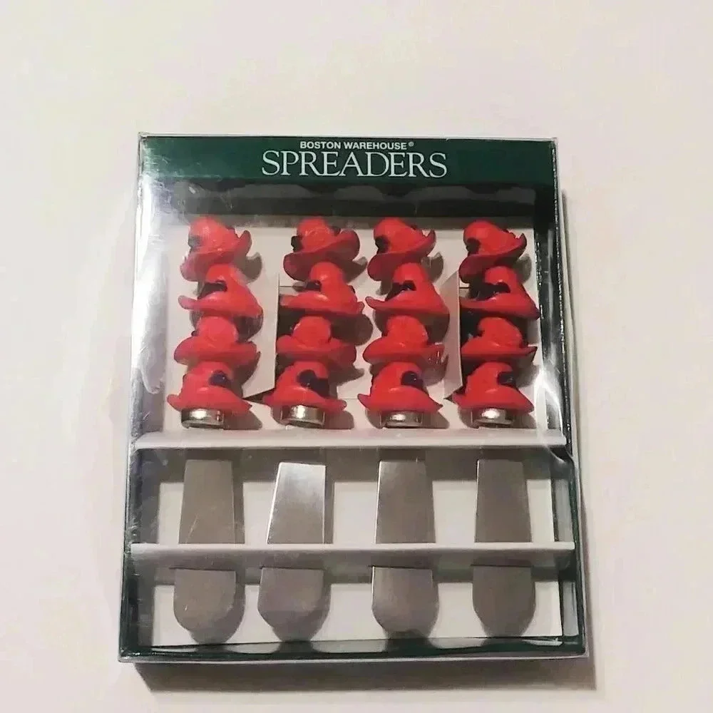 Boston Warehouse Designer Hat cheese Spreaders‎ 4pc